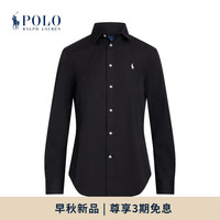 Polo Ralph Lauren 拉夫劳伦 女装 24年秋宽松版棉质衬衫RL26045 001-Polo黑 0