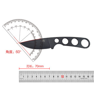 三刃木7130户外直刀全钢高硬度便携随身锋利刀具露营野营EDC工具