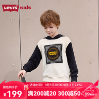 Levi's李维斯儿童套头连帽休闲卫衣 白鹭 140/68