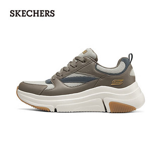 斯凯奇（Skechers）男士绑带休闲运动鞋118067 棕色/BRN 45.5