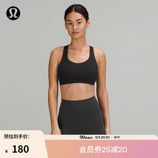 lululemon 丨Free to Be Serene 女士运动内衣 LW2D87A 黑色 XXS