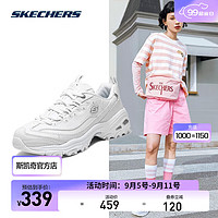 SKECHERS 斯凯奇 D'Lites 女子休闲运动鞋 11931/WSL 白色/银色 37