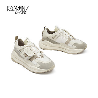 TOOMANYSHOES 女士低帮老爹鞋 T22211012D3