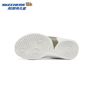 Skechers斯凯奇童鞋秋季男童运动鞋儿童鞋子中大童透气跑步鞋406068L 自然色/NAT 39码