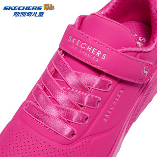 斯凯奇（Skechers）中大童百搭舒适鞋子310451L 桃红色 31码