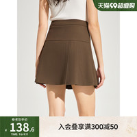 热风 hotwind2024年春季女士百褶半裙甜美百搭JK裙小个子显瘦短裙