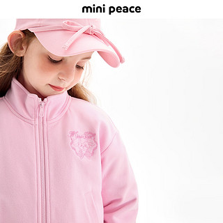 MiniPeace太平鸟童装秋新女童套装F2FCE3A40 粉红色 130cm