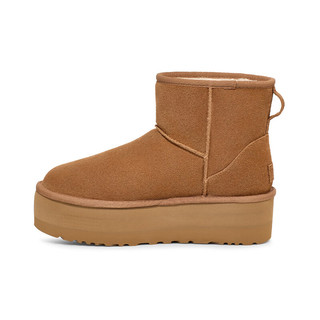 UGG 女士休闲舒适经典纯色厚底保暖迷你时尚短靴雪地靴 1134991