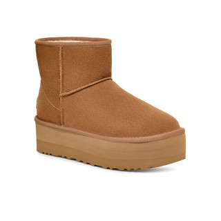 UGG 女士休闲舒适经典纯色厚底保暖迷你时尚短靴雪地靴 1134991