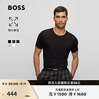 BOSS（服装） BOSS 男士刺绣棉质短袖T恤