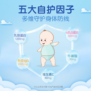 斯利安乳铁蛋白调制乳粉儿童调制乳粉乳铁蛋白含双益生元免疫球蛋白α乳白蛋白免疫因子