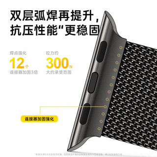 KOVOL科沃【升级耐用】适用苹果手表表带S9/8/7/SE/ultra2apple iwatch米兰尼斯表带磁吸腕带【38/40/41MM】