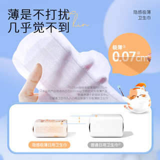  凸凸棉 超薄瞬吸 卫生巾  极薄干爽78片