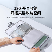 绿联 UGREEN2024笔记本手提电脑包适用联想小新苹果华为matebook电脑包16/14/13英寸笔记本保护套商务公文包防震