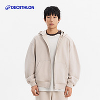 DECATHLON 迪卡侬 SPW运动外套秋季男女同款480G休闲宽松运动服针织卫衣SAX1