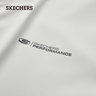 斯凯奇（Skechers）2024年秋季男女同款保温保暖加绒梭织P424M121 紫灰色/0006 M