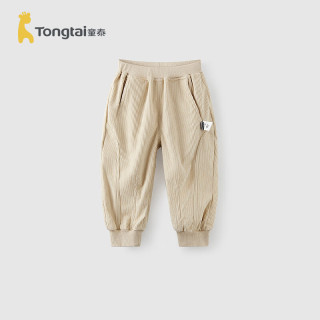 童泰（TONGTAI）宝宝裤子春秋季婴儿长裤男童女童运动裤儿童休闲外出束口裤