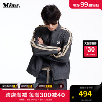 杰克·琼斯(JACK&JONES)秋舒适字母刺绣装饰时尚复古风立领PU夹克外套男女同款M24321004 E40