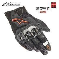 Alpinestars a星alpinestars摩托车骑行手套夏季机车骑士装备皮手套男SMX-1 v2