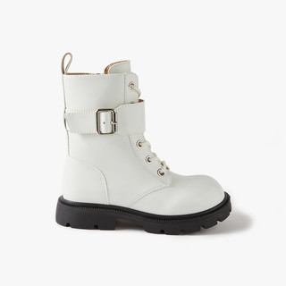 little MO&Co.little moco童装24新款男女童童鞋工装靴马丁靴中筒靴KBD3SHS005