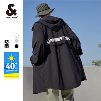 杰克·琼斯（JACK&JONES）秋季字母美式休闲棒球领短袖夹克外套男合集 黑色222121018 170/92A/S
