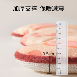 欧孕（OUYUN）婴儿车垫子秋冬保暖推车棉垫婴儿遛娃坐垫餐椅通用躺垫 乖乖兔;78cmx42cm