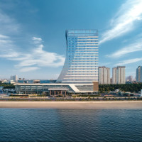 新补货：4字打头史低价！海肠正当季，去吃海鲜的好时候！烟台金沙滩英迪格酒店 精品海景房 2晚可拆分（含双早+首轮迷你吧+海景泳池）