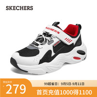 斯凯奇(Skechers)中大男童儿童经典厚底经典百搭老爹鞋405265L