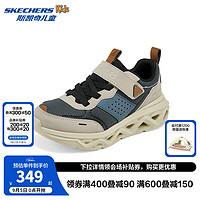 Skechers斯凯奇儿童复古潮流慢跑鞋男童春秋款时尚休闲轻便跑步鞋406146L