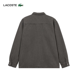 法国拉科斯特 LACOSTE男装24秋季时尚法式衬衫外套|CH7227 I8W/深灰色 39 /170