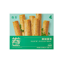 趣香 藤椒味鸡蛋卷饼干年货网红休闲零食小吃办公室酥脆糕点