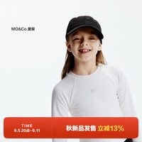 little MO&Co.REEBOK联名系列 little moco童装女童亲子装5A抑菌打底长袖t恤 本白色 140/68