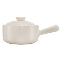 staub 珐宝 1029159 砂锅(18cm、1.3L、陶瓷、稻米白)