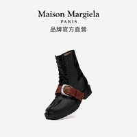 Maison Margiela马吉拉Tabi分趾腰带装饰马丁靴3cm H5041黑色 36