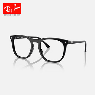 雷朋（RayBan）雷朋光学镜架男女款近视眼镜方形时尚修饰镜框0RX2210VF 2000黑色镜框