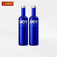 SKYY 深蓝 伏特加 750ml*2套装