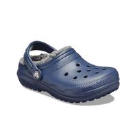 crocs卡骆驰儿童中大童暖棉洞洞鞋 加绒保暖宝宝冬季舒适棉鞋拖鞋