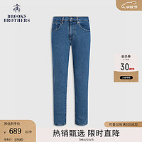 布克兄弟（BrooksBrothers）男士24秋经典纯色休闲牛仔裤 4003-蓝色 32/32