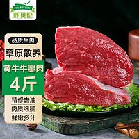 移动端、京东百亿补贴：呼贝伦 祁连山黄牛肉 牛腿肉 2000g