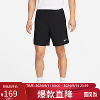 NIKE 耐克 运动短裤男子宽松DRI-FIT CHALLENGER运动裤DV9345-010黑XXL