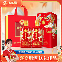 WULIANGYE 五粮液 富贵吉祥 52度 浓香型白酒 500ml*2瓶