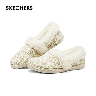 斯凯奇（Skechers）女子舒服乐福鞋169008 自然色/金色/NTGD 37