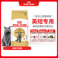 ROYAL CANIN 皇家 猫粮 英短成猫粮 BS34 通用粮 12月以上 2KG