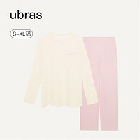 Ubras 字母印花 纯棉家居服套装