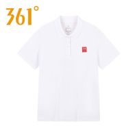 361°361女式休闲POLO衫速干2024夏女子运动短袖T恤翻领