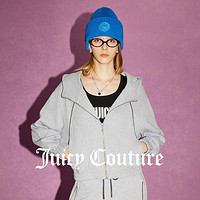 Juicy Couture 橘滋 慵懒休闲Logo刺绣连帽女式外套