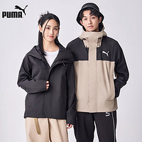 移动端、京东百亿补贴：PUMA 彪马 官方 男女同款户外实用机能风连帽外套 OUTDOOR 683477 黑色-01 M