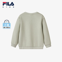 FILA【斐暖】斐乐童装儿童上衣2024冬新款男小童抗菌保暖套头卫衣