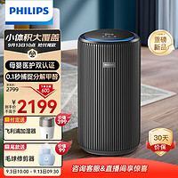 PHILIPS 飞利浦 空气净化器除甲醛除菌除异味吸猫毛去烟味新风机小户型甲醛净化器智能感应AC4228/01国庆出游