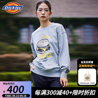dickies汉堡图案植绒印花圆领宽松休闲毛圈卫衣 男女 美式卫衣 DK0A87EY